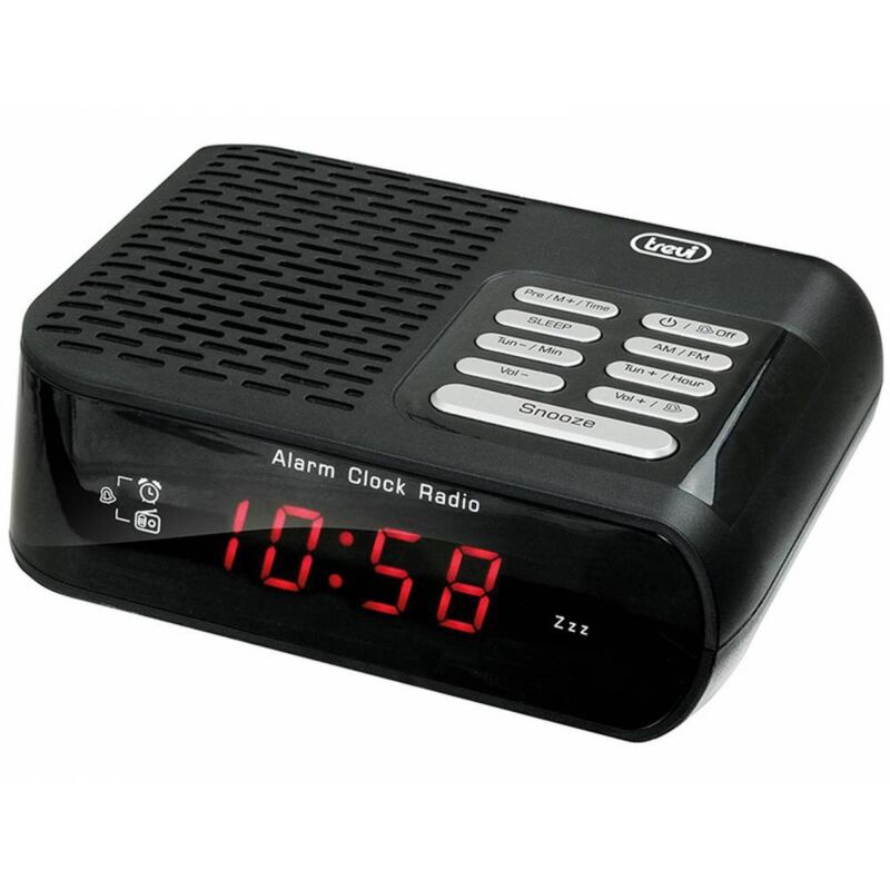 Rc 827 d Uhr Schwarz - Radio (Uhr, Schwarz, 140 mm, 114 mm, 40 mm, 40 mm, 310 g) - Trevi
