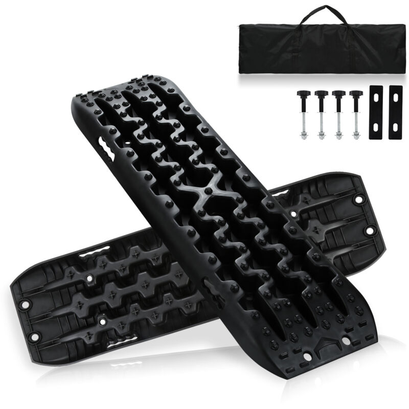 Randaco Anfahrhilfe 2x Auto Reifen schneeketten 10t Last Traktionshilfe Sandbleche