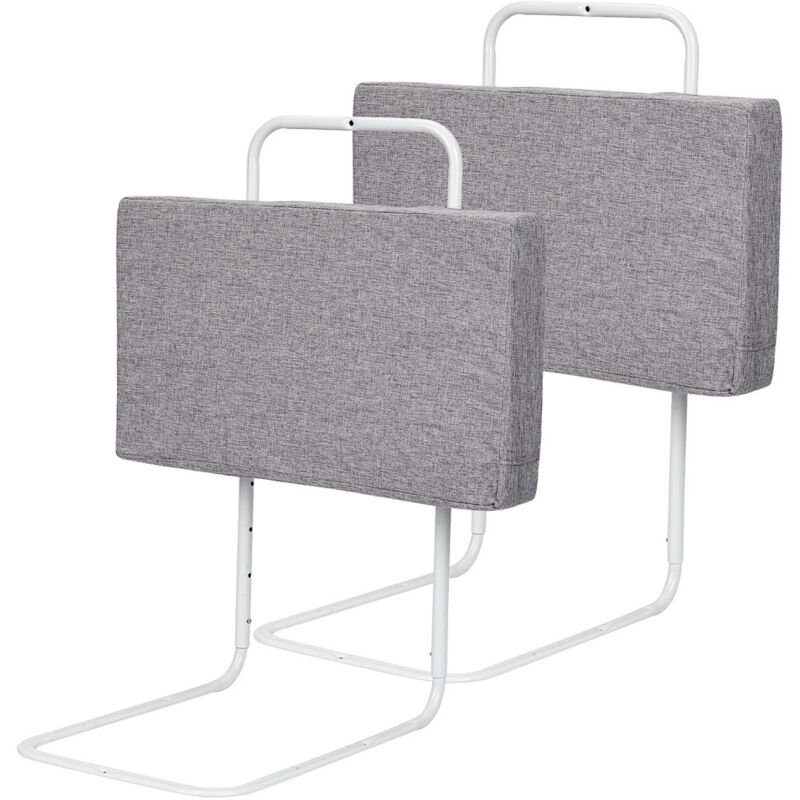 Randaco Rausfallschutz 2x Bett Kinder Baby Bettgitter mit 5-Loch Verstellbare Höhenverstellbar Kinderbettgitter Kinderbetten Elternbetten Matratzen