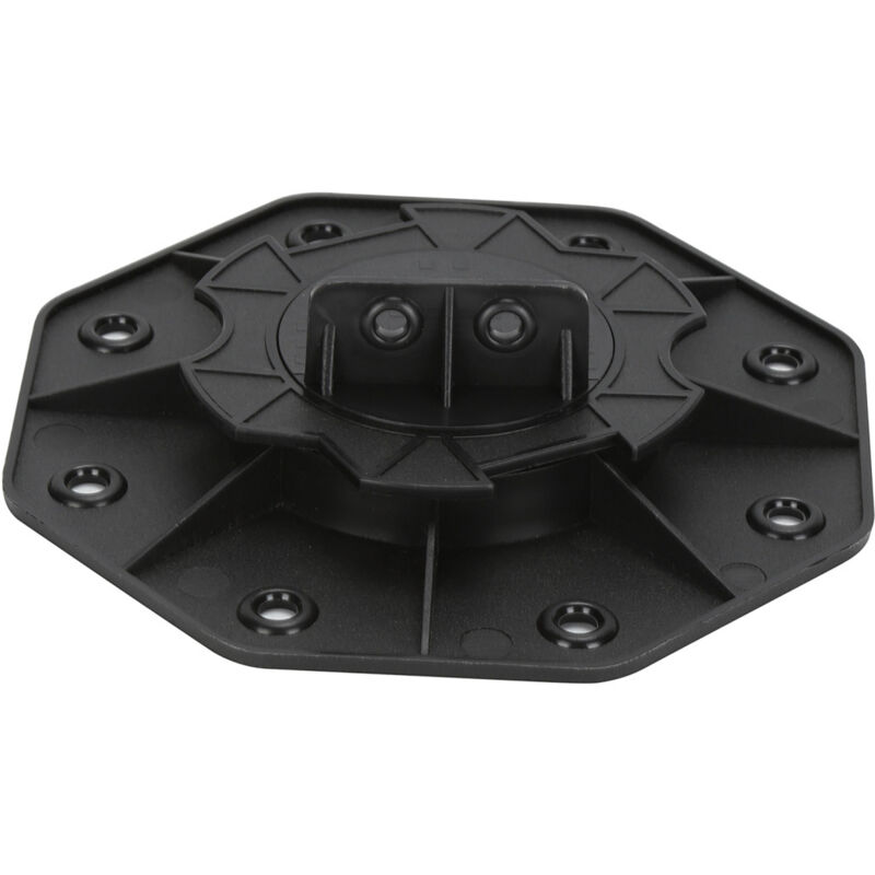 Randaco Stelzlager 50 Stück höhenverstellbar 18MM-30MM für Terrassendielen aussen Kunststoff Stellfuss Terrasse Alu & Holz Terrassenlager verstellbar