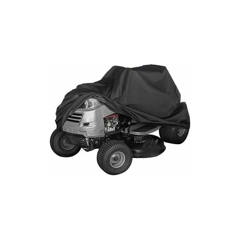 Rasenmäher-Abdeckung, Rasentraktor-Haubenabdeckung, UV-beständig, wasserdicht, Aufsitzmäher, Staubschutz, Schutzhülle Mumu