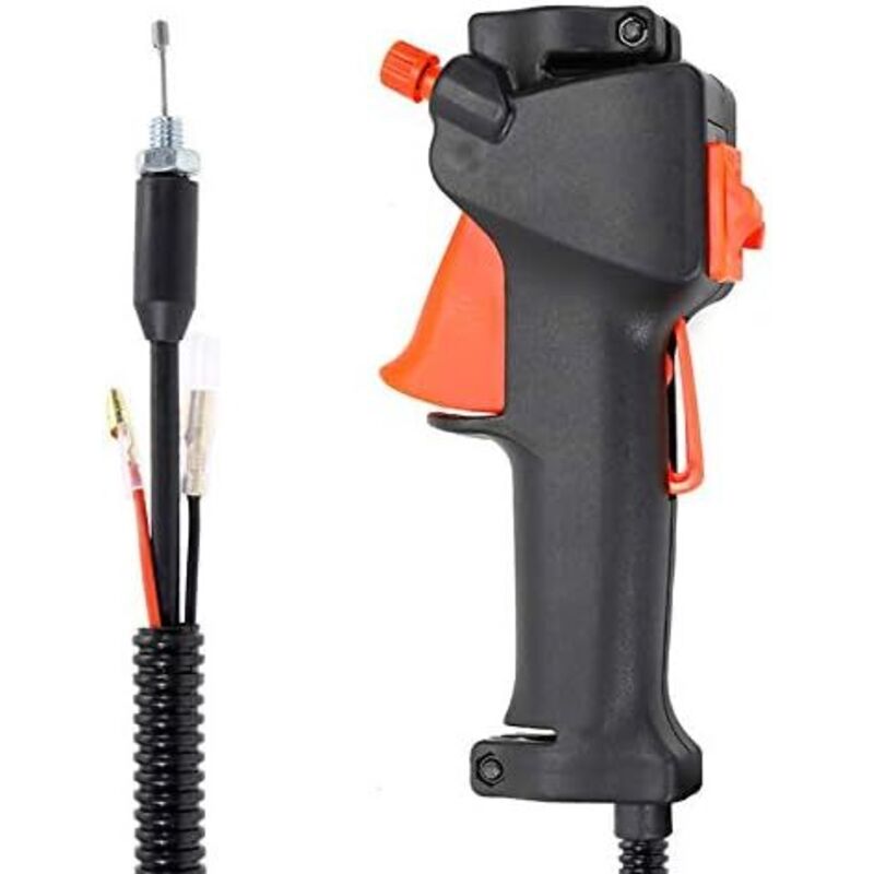 Rasenmäher Gashebel Schalter Grastrimmer Gashebel Kabel Freischneider Griff Ersatz Rasenmäher Zubehör für 139, 140, GX35