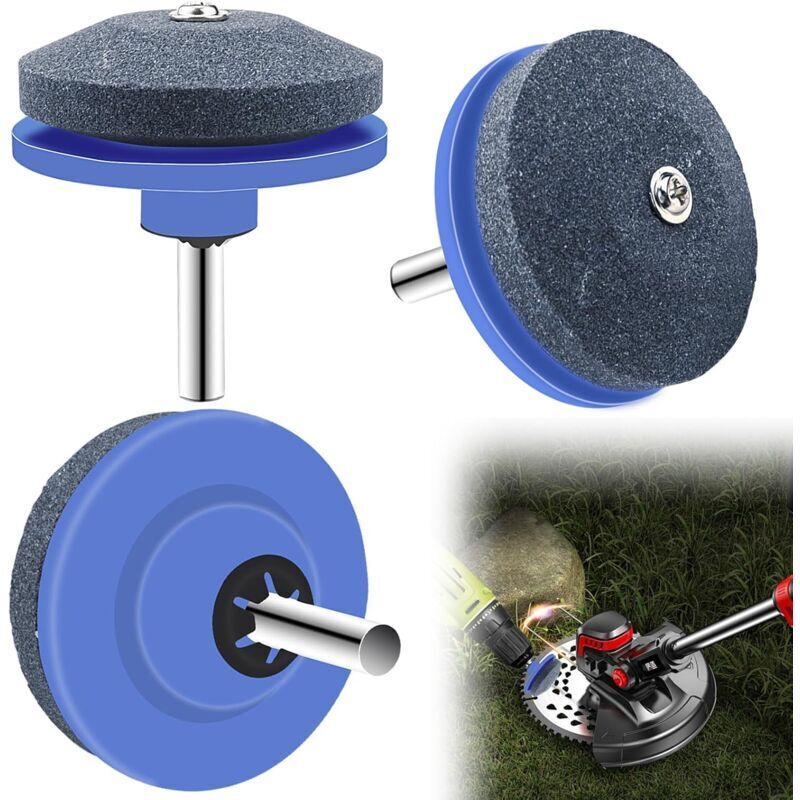 Ymyny - Rasenmäher-Klingenschärfer, 3er-Pack Rasenmäher-Schärfer, Rasenmäher-Klingenschärfer für Gartengeräte, Universalschärfer für die meisten