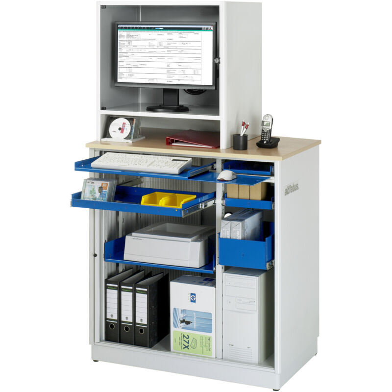 Computer-Station 2625, B1030xT660xH1810mm - RAU