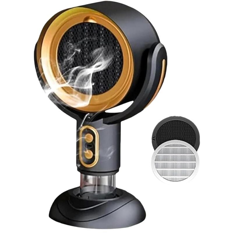 Rauchventilator für das Rauchen in Geschlossenen Räumen, Entfernbarer und Waschbarer Filter, Tragbarer Smokeaway-Ventilator für , -Absaug-Ventilator a