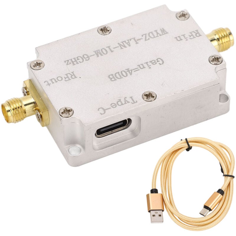 Rauscharmer Verstärker, 40 dB Breitbandverstärker mit hoher Verstärkung, Frequenzbereich 10 MHz bis 6 GHz, präzise Übertragungs-LNA-Modulplatine für.