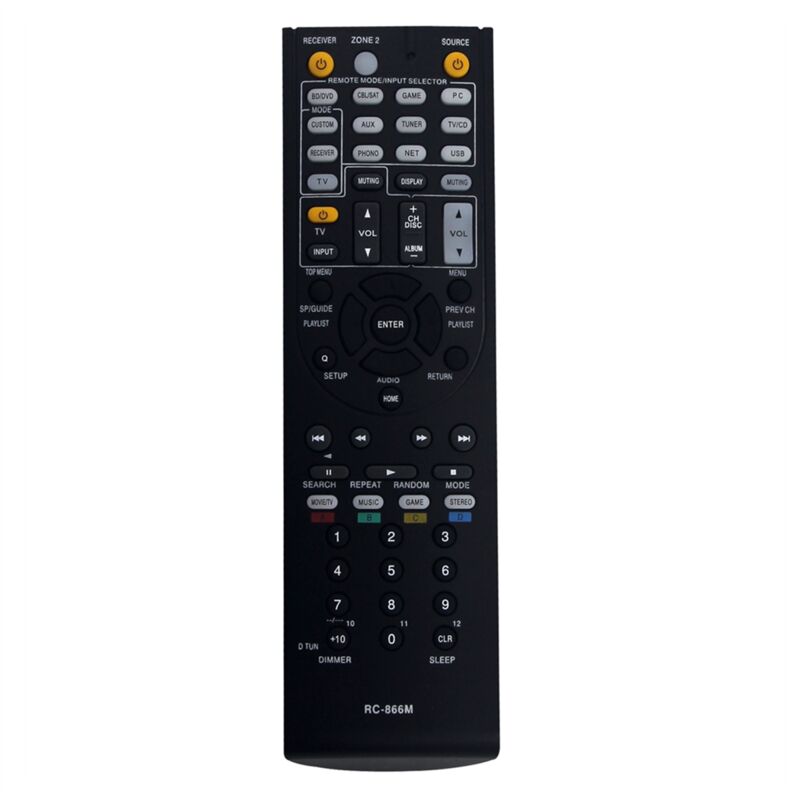 Tlily - RC-866M Fernbedienung Ersetzt für AV-Receiver RC866M TX-NR626 HT-RC560 RC-868M HT-S5300 HT-S6300 HT-S7300 HT-R391