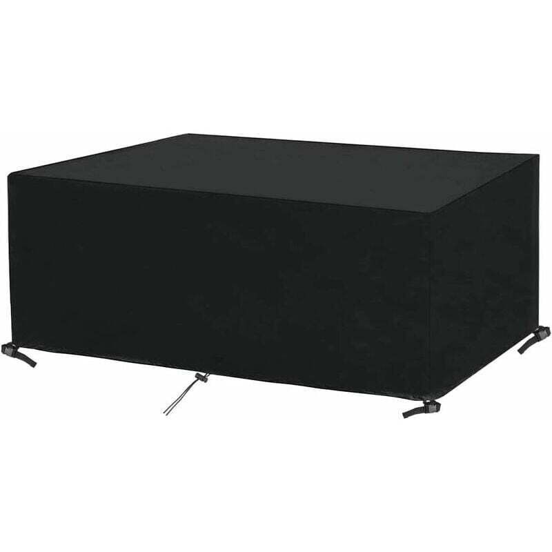 Rechteckige Gartentisch-Abdeckung, Abdeckung für Gartenmöbel, wasserdichte Gartenmöbel-Abdeckung, wasserdichte Plane, Oxford-Stoff (170 x 94 x 71 cm)