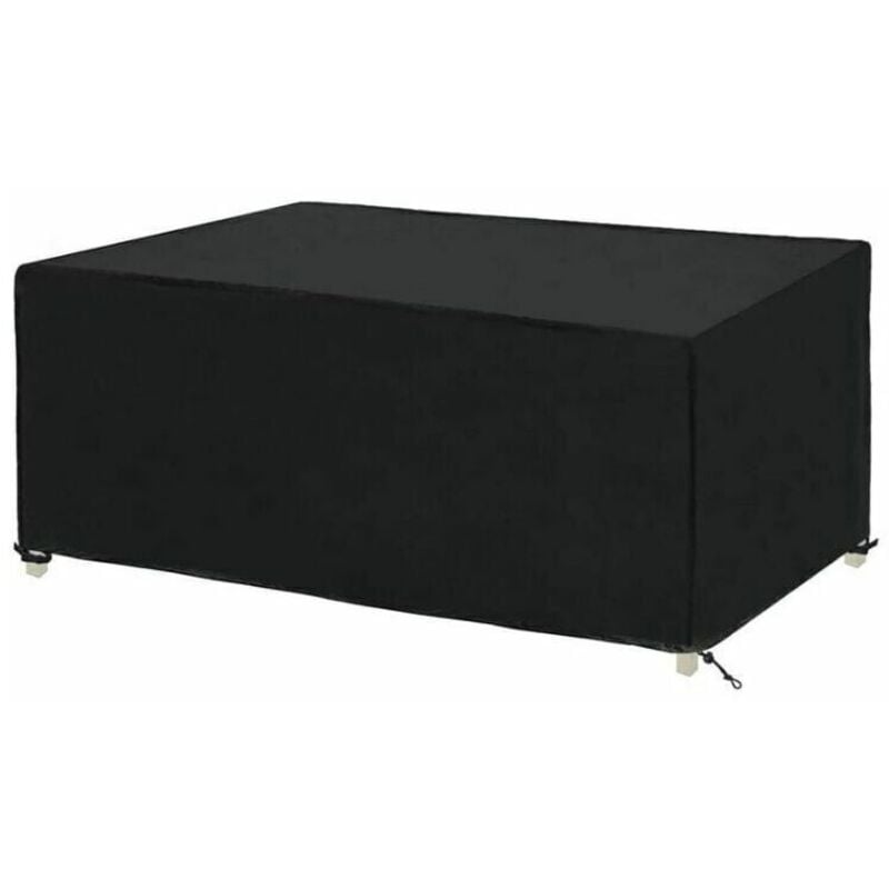 Mumu - Rechteckige Gartentisch-Abdeckung, wasserdichte Schutzhülle für Gartenmöbel, Schutzhülle für Gartenmöbel, wasserdichte Schutzplane,