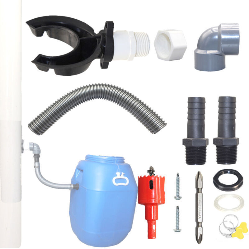 Recuperateur D Wasser von Regen für Tuyau von Descente Ø 100-110mm, Récupérateur Wasser von Regen für Toitures Jusqu ' zu/bei 80 M², Collecteur