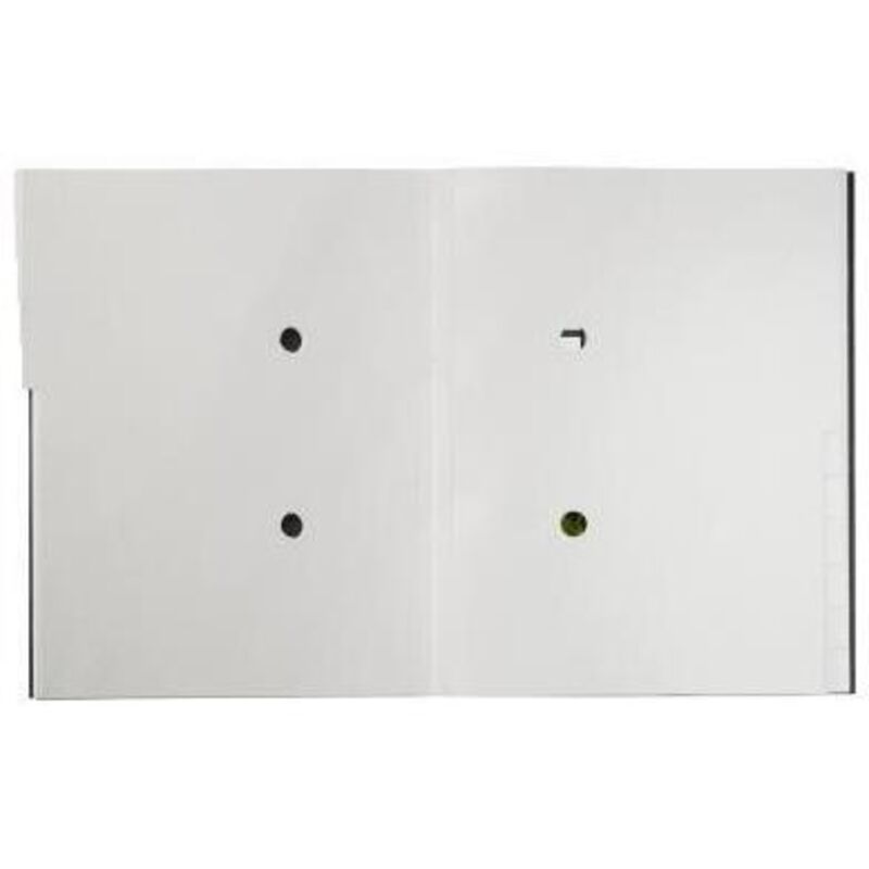 Leitz - Ordnungsmappe Recycle din A4 275g/m² Karton 100 % recycelt Farbe: schwarz Farbe des Fächerblocks: grau 12 Fächer