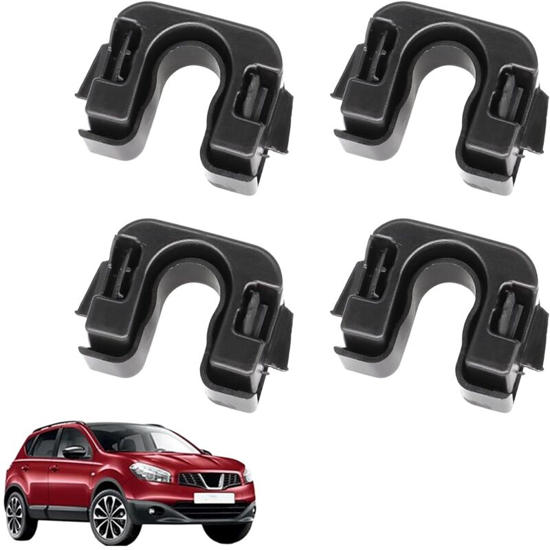 Regalclip für Focus MK3 015532109E – Schwarz – hintere Montagehalterungen, kompatibel mit Fiesta Focus B-Max C-Max 1539663