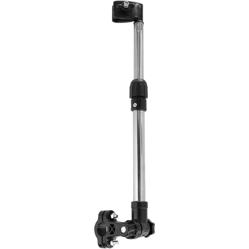 Regenschirmhalter Kinderwagen, Regenschirmhalter Kinderwagen Fahrrad Edelstahl MBC Einziehbarer Regenschirmhalter Kinderwagen