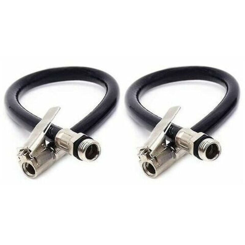 Jalleria - Reifenfutter-Inflator-Pumpenschlauch, Fahrzeug-Reifen-Inflator-Schlauch, hochwertiger Reifen-Inflator-Schlauch, schwarzer