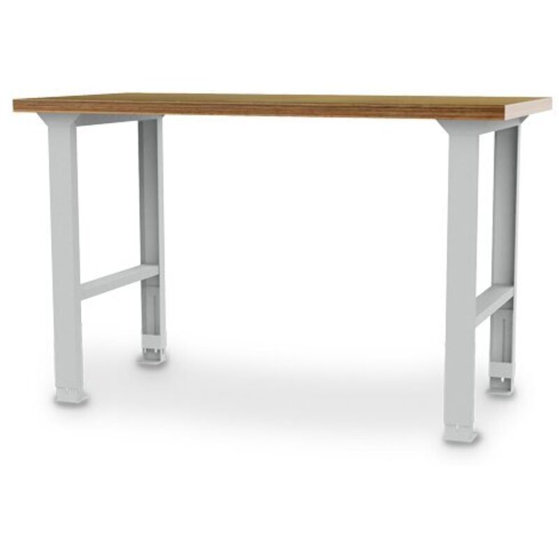 Reihenwerkbank Breite 2000 mm, stufenlos höhenverstellbar Maße in mm (BxT): 2000 x 750