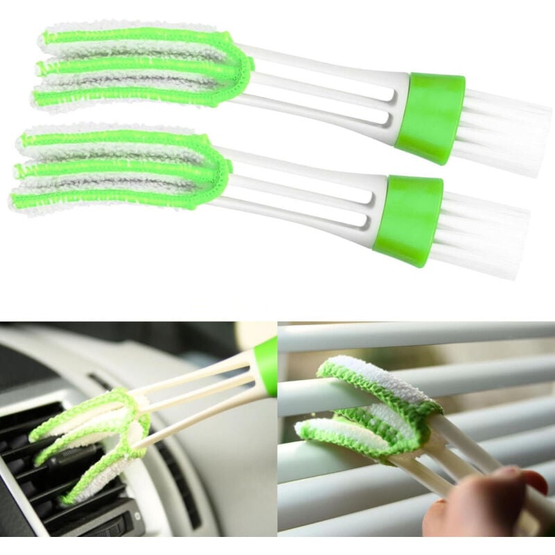 Reinigungsbürste, 2-teilig, für Jalousien und Autolüftung, Reinigung von Jalousien und Rollläden