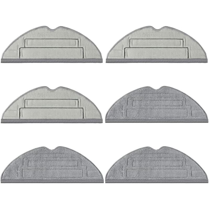 Reinigungstücher für Roborock S8, Ersatztücher für Roborock S8 Pro Ultra, Wischmopp-Zubehörset für Roborock S8+, 6 waschbare Tücher für Roborock S8,