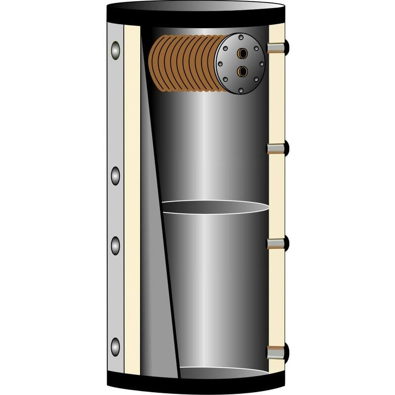 Ravensberger Solar - wt 0, 600 Liter, EcoDual-Hygienespeicher Kombispeicher Warmwasserspeicher Reinwasserspeicher