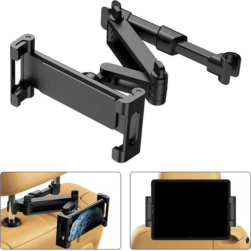 Reise-Tablet-Halterung fürs Auto, flexible Autohalterung, Tablet-Ständer mit mehreren Winkeln, stabiles, verstellbares Design, geeignet für Kinder