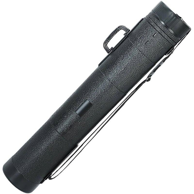 Relaxdays Posterrolle ausziehbar, 80-135 cm, Ø 14cm, Transport Poster & Zeichnungen, Zeichenrolle bis DIN A0, schwarz