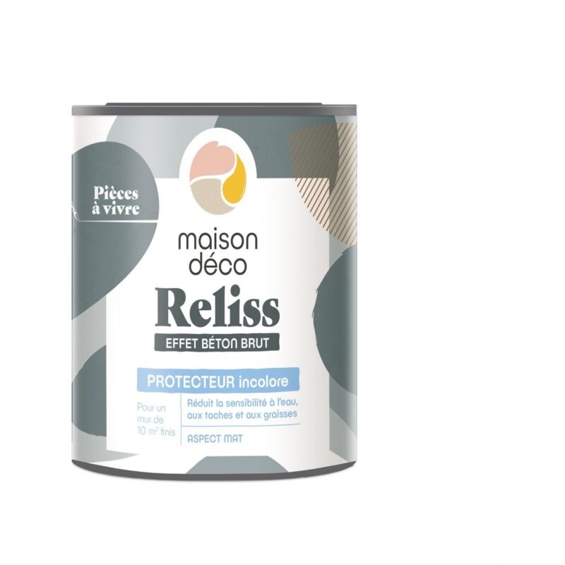 Reliss Betonschutz, MAISON DECO, farbloser Satin-Betonschutz, 1 l MAISON DECO
