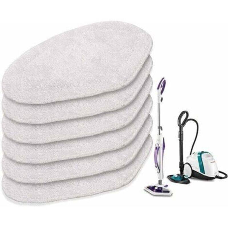 Ersatz für Polti Vaporetto Vaporforce-Bürste, Originalprodukt für Smart 35Mop, Smart 40Mop – 6 Stück – INHHUB