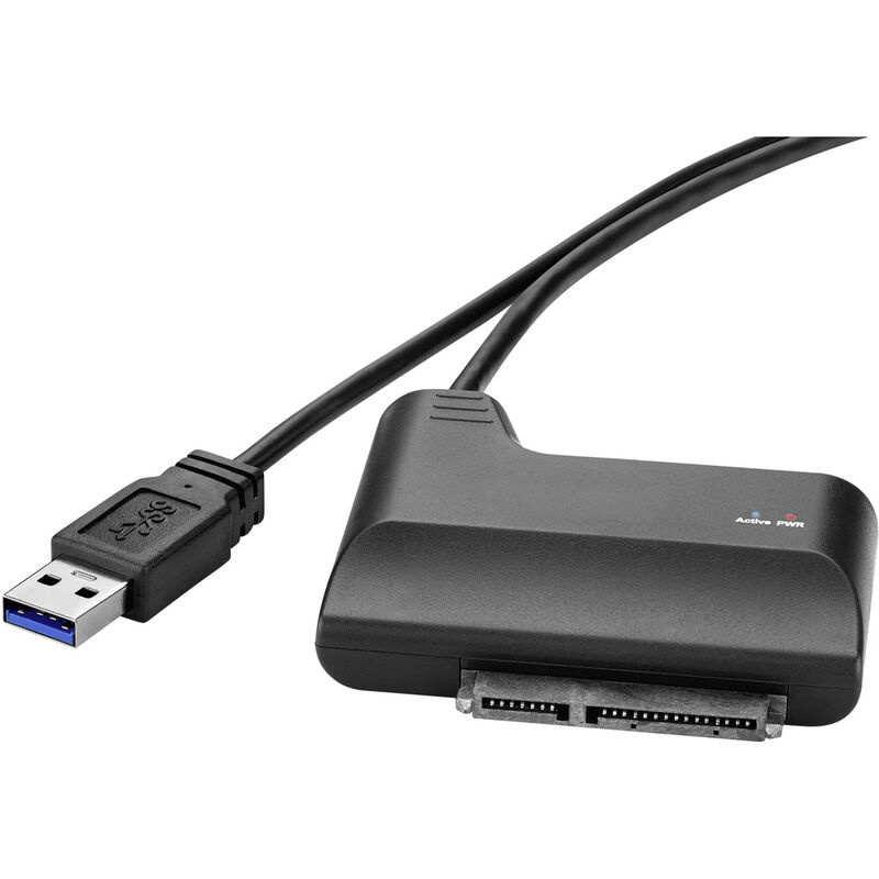 Renkforce Festplatten/SSD Adapter [1x USB 3.2 Gen 1 Stecker A (USB 3.0) - 1x SATA-Kombi-Stecker 7+15