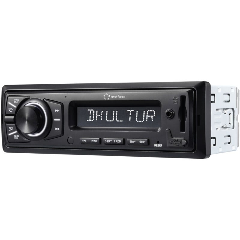 RF-ARAR-400 Autoradio inkl. DAB-Antenne, dab+ Tuner, Bluetooth®-Freisprecheinrichtung - Renkforce