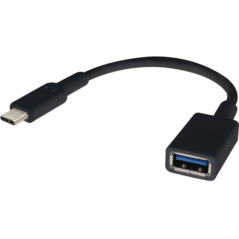 USB-Kabel usb 3.2 Gen1 (usb 3.0 / usb 3.1 Gen1) usb-c® Stecker, usb-a Buchse 0.15 m Schwar - Renkforce
