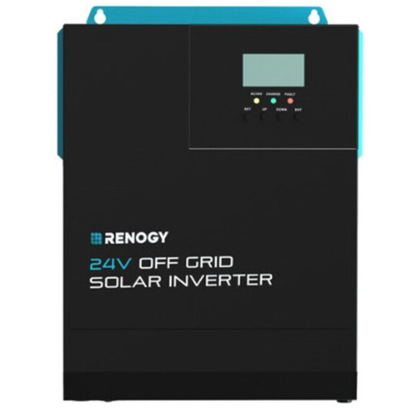 All-in-One Solar-Hybrid-Wechselrichter, 24 v 3000 w reiner Sinus-Wechselrichter, 80 a MPPT-Laderegler, 80 a Ladegert mit LCD-Display, für