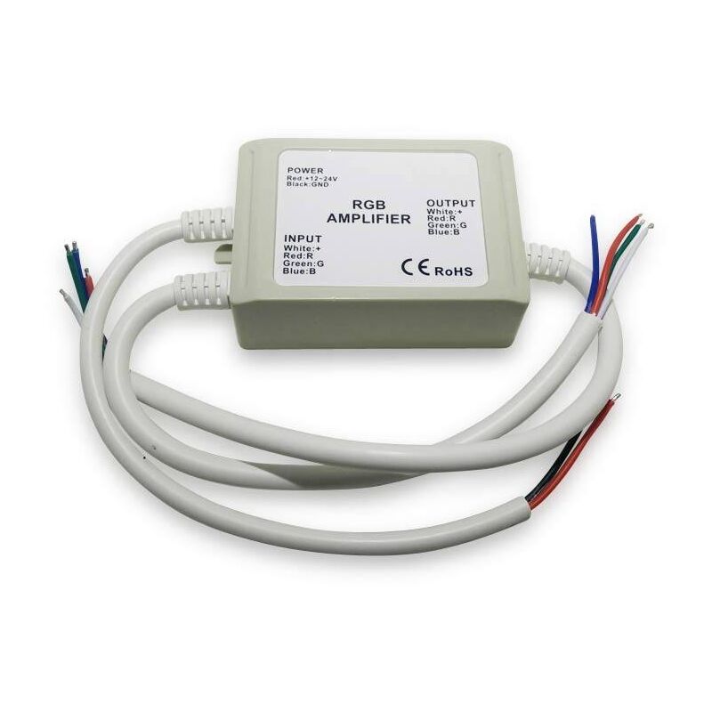 Signal Verstärker Repeater RGB 12-24V DC IP67 4A