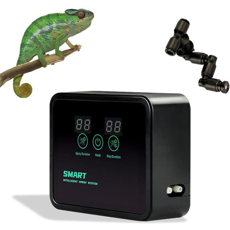 Reptilien-Luftbefeuchter, intelligentes Reptilien-Nebelsystem, Terrarium-Luftbefeuchter für tropische Amphibien, Regenwald, automatische Nebelmaschine