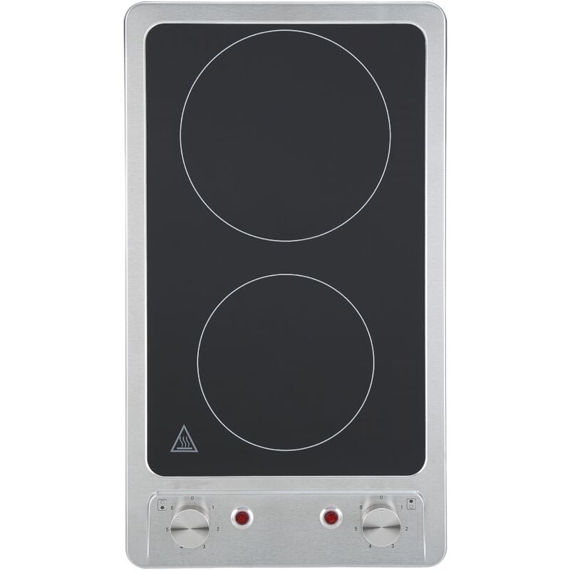Respekta - Kochfeld Domino autark Einbau Glaskeramikkochfeld Doppelkochplatte