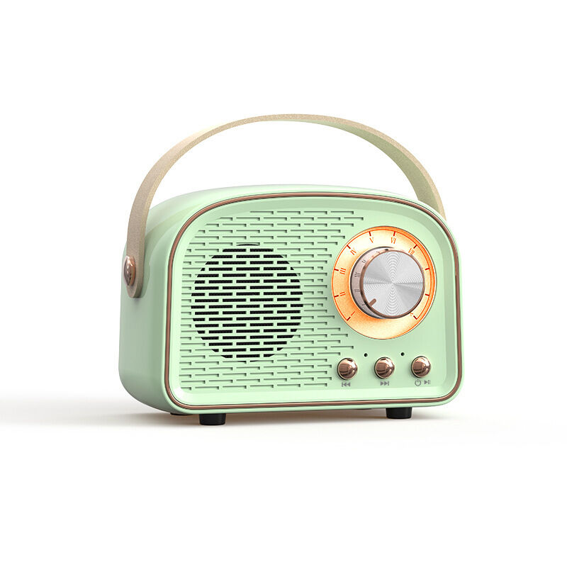 Retro-Bluetooth-Lautsprecher, kabelloser Vintage-Lautsprecher, tragbarer Bluetooth-Lautsprecher für den Außenbereich, kompatibel mit