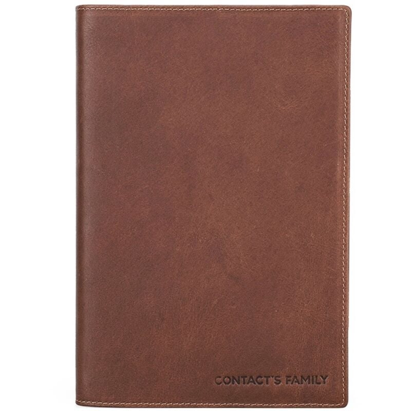 Retro-Leder-Buchhülle, Schutzhülle mit Stifthalter, Business-Notizblock, Notizbuch, Bücherregal, Büro, Schulbedarf, Einfach zu Verwenden, , A5