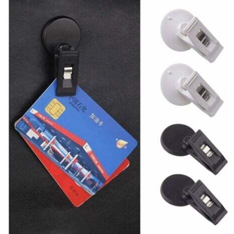 Paar Saugnapfclips fürs Auto, Saugnäpfe, Tickethalter für die Windschutzscheibe, Saugnapfhaken für Sonnenblenden, Vorhänge und Kleidung