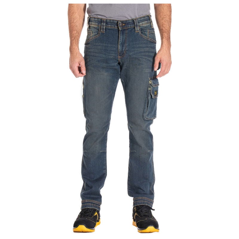 Jobdy Dirty-Jeans-Arbeitshose - 56 (eu) - Rica Lewis