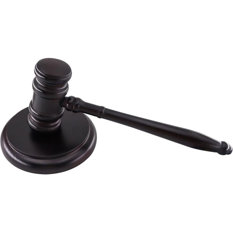 Richterhammer aus Holz, Richterhammer aus Holz und Block für Richter, Richterhammer und Resonanzblock, hochwertiger Richterhammer aus Holz für