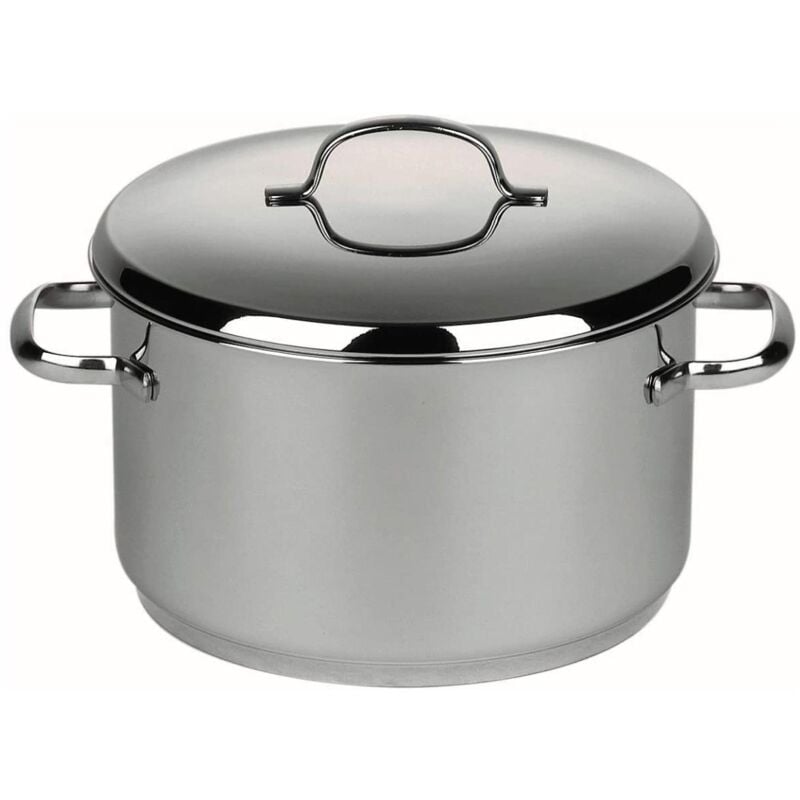 Riess-kelomat - Riess Cristall Fleisch- Kochtopf mit Deckel Ø18cm 2,4 Liter Edelstahl Induktion