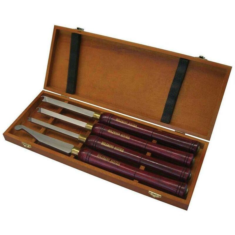 Holzmann - ringdreheisen set 4TLG +ausdrehstahl für drechselmachine ADSRS4TLG