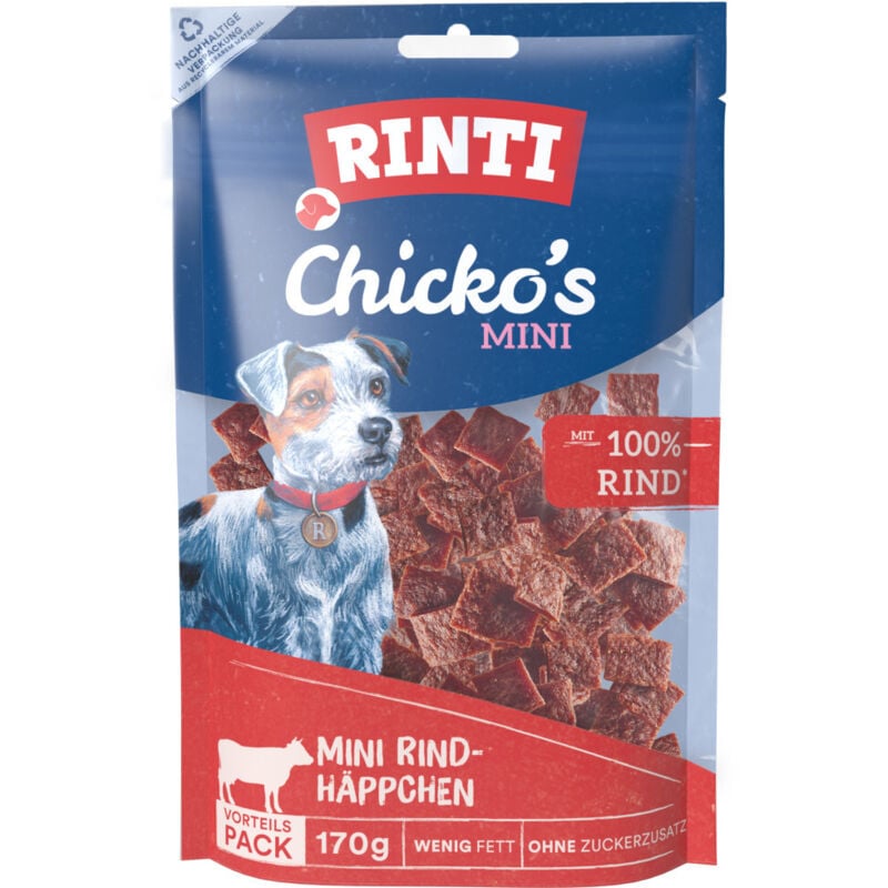 Chicko Mini Hundesnack Rind 170 g Snacks - Rinti