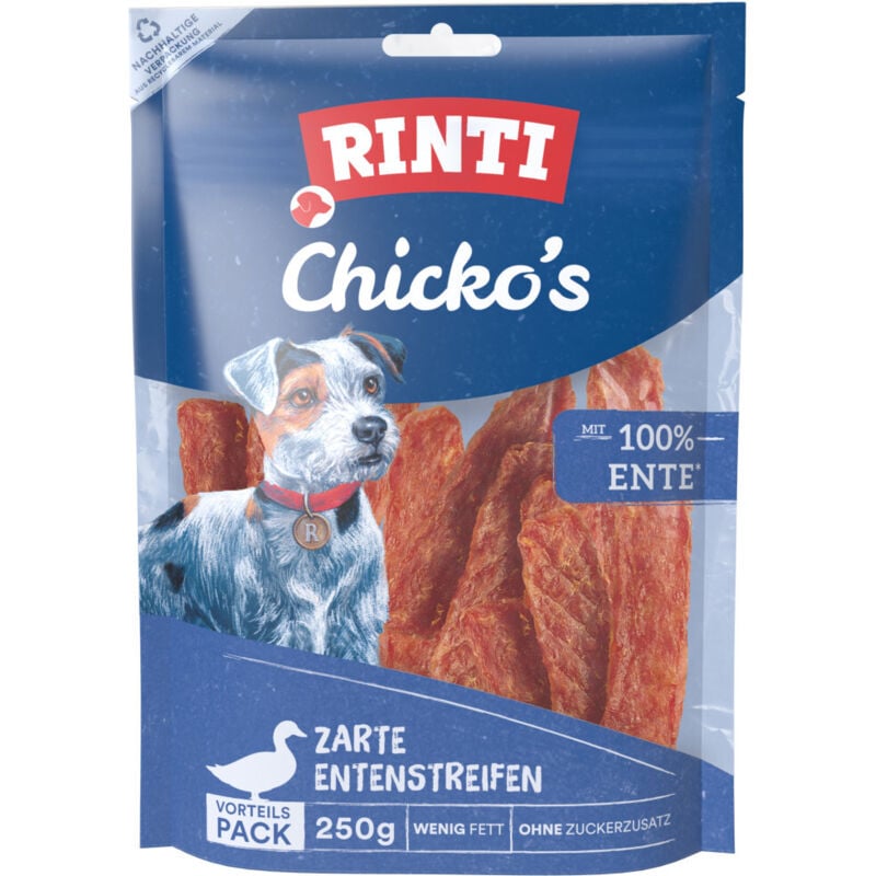 Rinti Chicko Hundesnack Ente Vorratspack 250 g Snacks