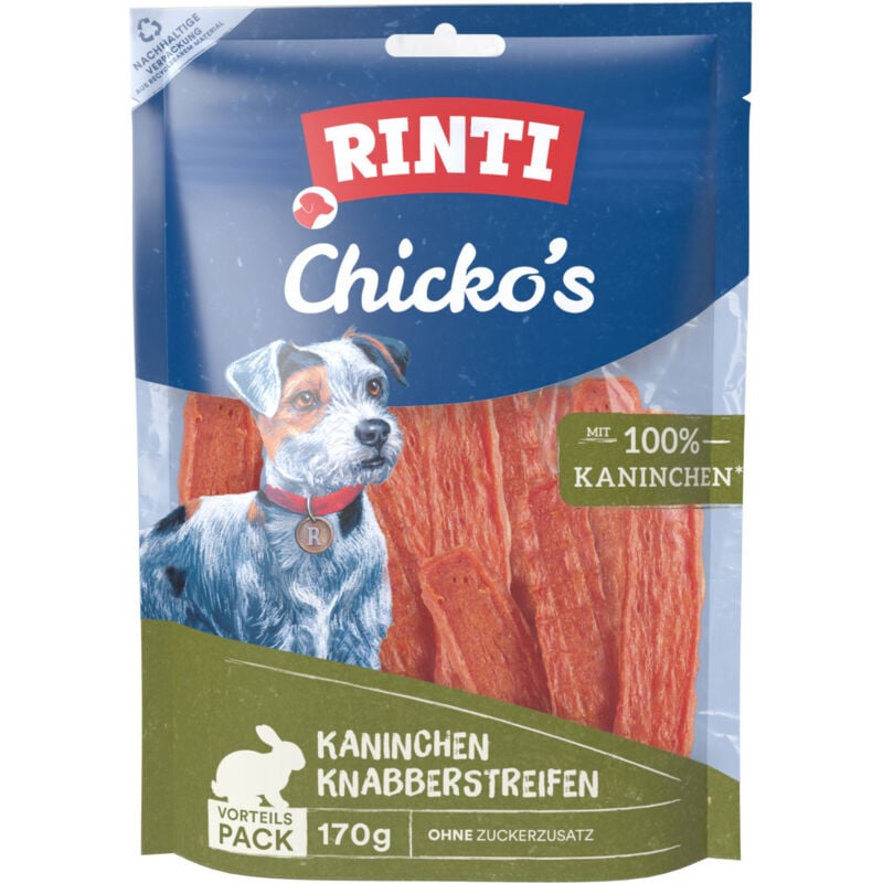 Chicko Hundesnack Kaninchen Vorratspack 170 g Snacks - Rinti