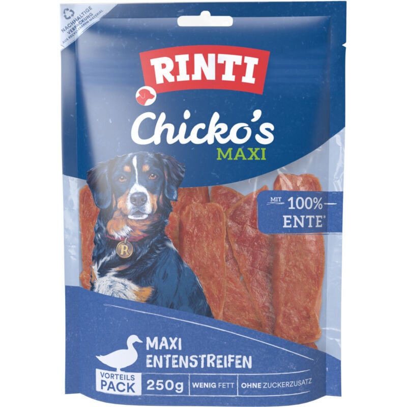 Chicko Maxi Hundesnack Ente Vorratspack 250 g Snacks - Rinti