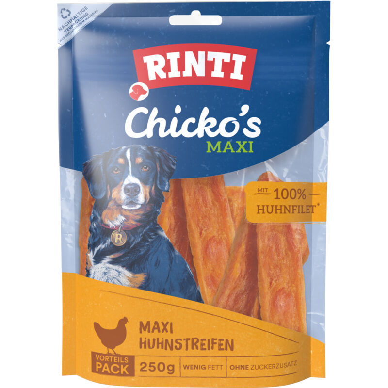 Chicko Maxi Hundesnack Huhn Vorratspack 250 g Snacks - Rinti