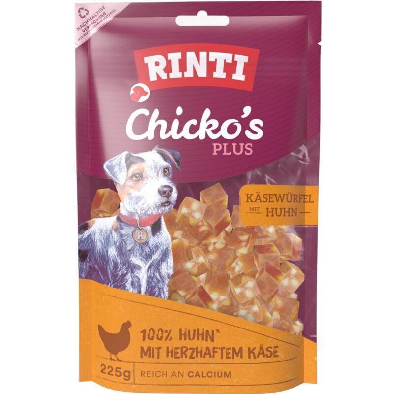Hundesnack Chicko mit Käse + Huhn 225 g Snacks - Rinti