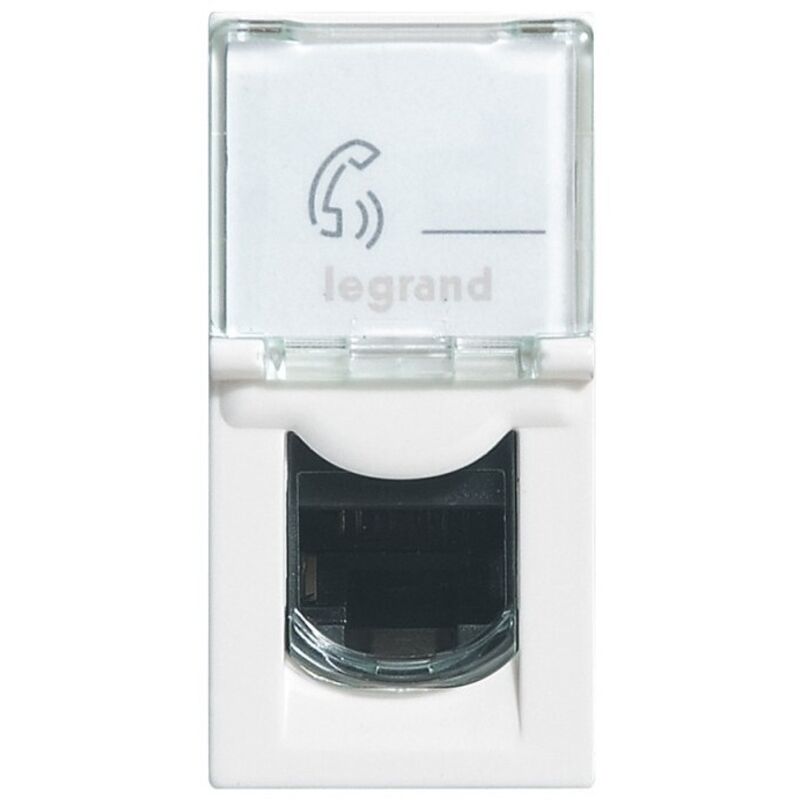 RJ45 Computer-Telefonbuchse 1 Modul zum Zusammenstellen eines Mosaiks Legrand