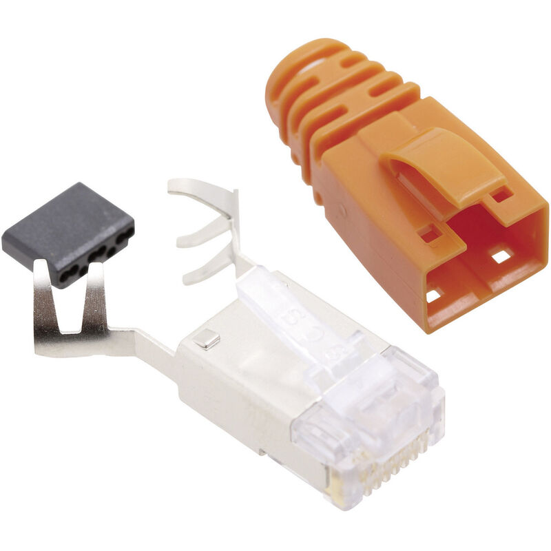 Bel Stewart Connectors - SS39ORE RJ45 Steckverbinder cat 6 SS39ORE Stecker, gerade Pole: 8P8C Orange