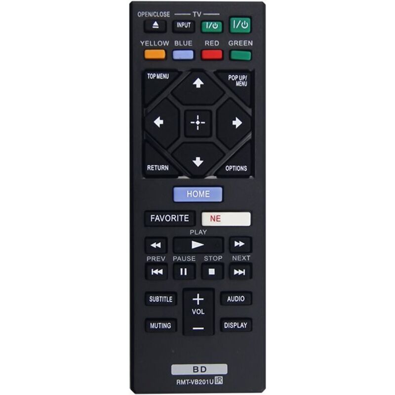 RMT-VB201U Fernbedienung für Blu-Ray BD Disc DVD-Player UBP-X700 BD-BX370 BDP-S1700 BDP-S3700 BDP-S6700 BDP-3700