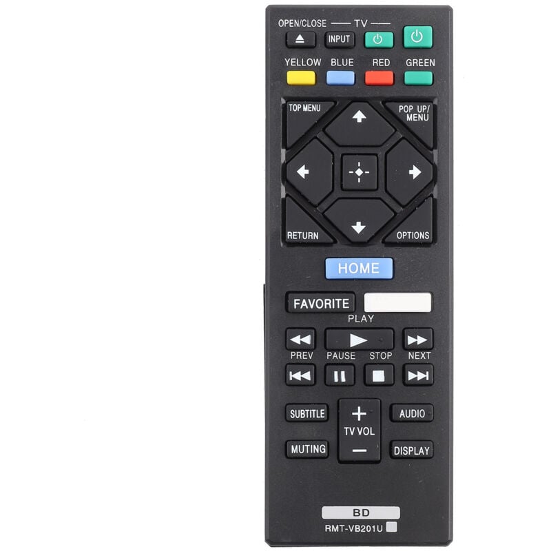 RMTVB201U Ersatzfernbedienung für SONY BDPS3700 BDPBX370 DVD BluRay